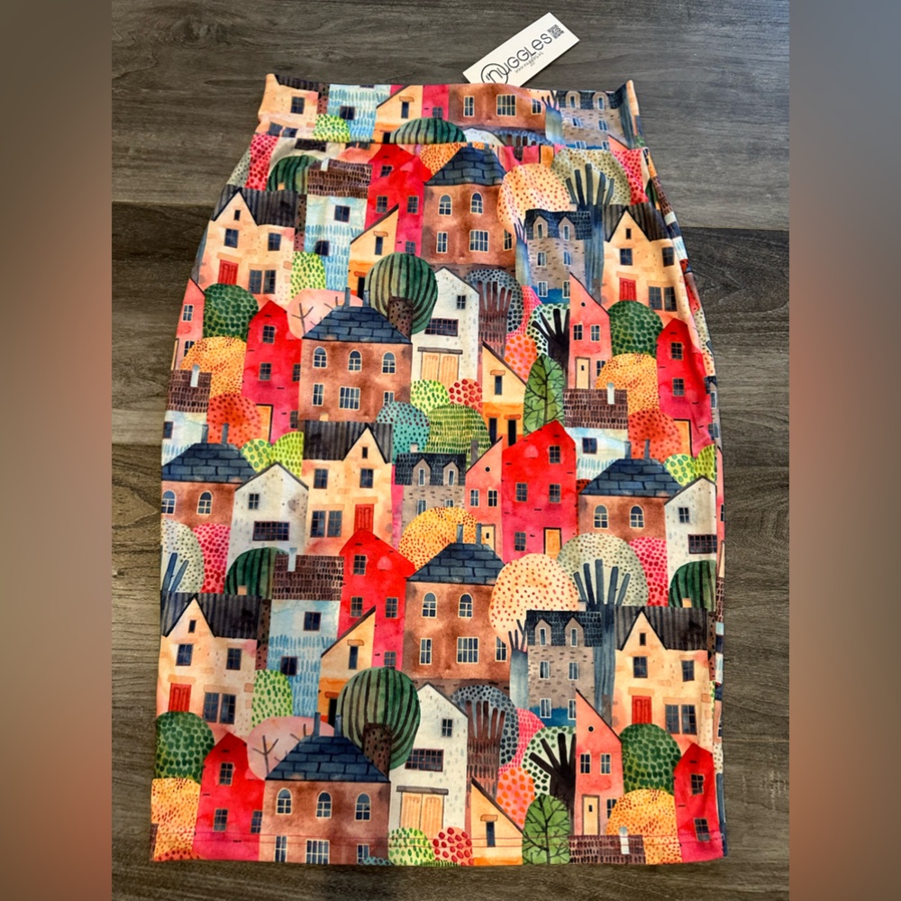 NWT Nuggles Modest Village Pencil Skirt Size Small S